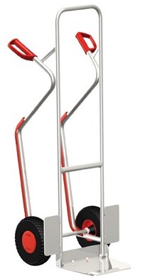 Sækkevogn med glideskinner for trapper